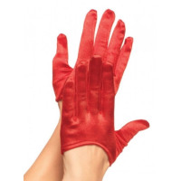 Перчатки сексуальные One Size Mini Cropped Satin Gloves от Leg Avenue