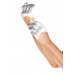Рукавички сексуальні One Size Mini Cropped Satin Gloves від Leg Avenue