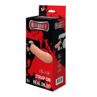 Реалістичний страпон REALSTUFF STRAP ON REAL DILDO