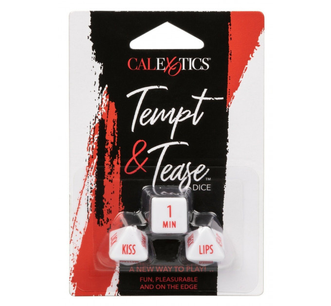 Секс гра кубики Cal Exotics Tempt & Tease Dice Tempt & Tease Dice