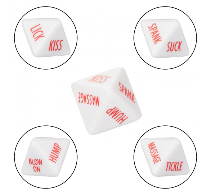 Секс гра кубики Cal Exotics Tempt & Tease Dice Tempt & Tease Dice