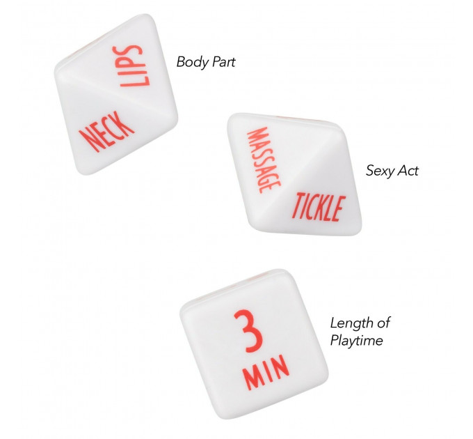 Секс гра кубики Cal Exotics Tempt & Tease Dice Tempt & Tease Dice