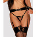 Трусики Obsessive Remediosa S/M Black