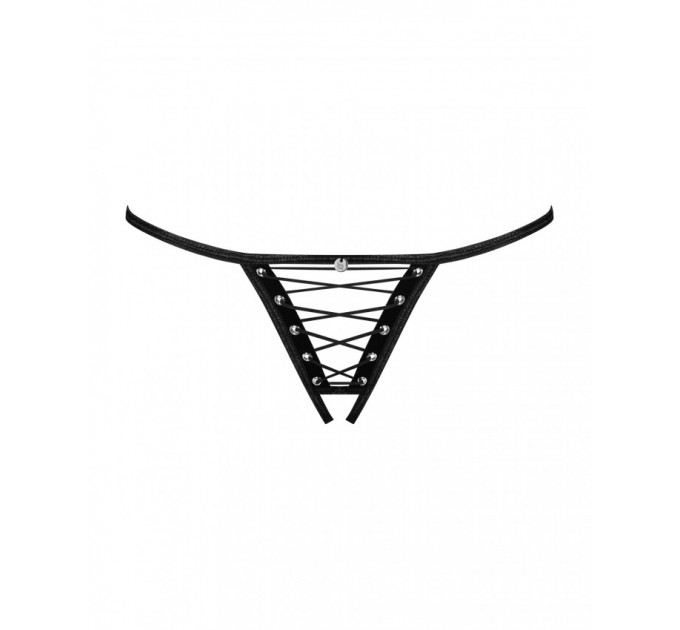Трусики Obsessive Remediosa S/M Black