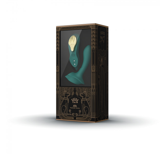 Вибратор в трусики AYA Zalo Turquoise Green на пульте управления