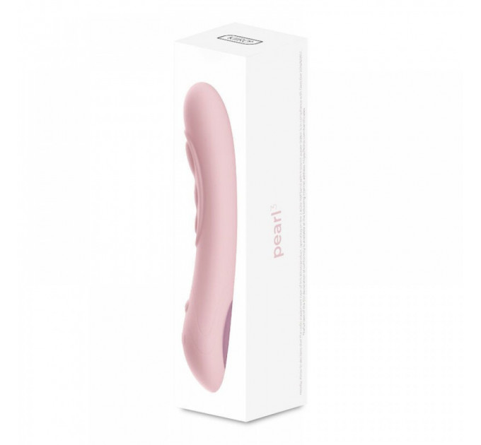 Вибратор интерактивный, для вебкам (webcam) и игры в паре Kiiro Pearl 3, розовый