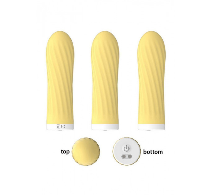Вибропуля Rechargeable Silicone-Yellow