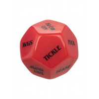 Гральні секс-кубики для пари CalExotic Roll Play-Naughty Dice Set, червоно-чорні